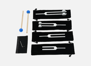 Ensemble de diapasons pour la guérison - Appareils de guérison par fréquence 128Hz 256Hz 512Hz, A... - Product Image 2