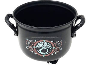 Quemador de Incienso de Hierro Fundido con Motivo de Árbol, Ecológico y Duradero, Diseño de Larga Duración para Todas las Estaciones, Uso Aromático Indio - Product Image 3