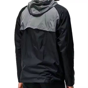 Custom Windbreaker <b>Jacket</b> for Men breathable Wholesale <b>waterproof</b> Windproof With Zipper Fall - Product Image 3