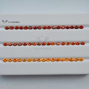 Piedra Suelta de Granate Fanta Spessartita Natural de 3x4mm, Corte Ovalado Facetado, Gran Brillo, Naranja, Venta al por Mayor, Fabricante de Gemas de Granate - Product Image 2