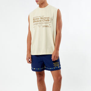 Nouveaux débardeurs sans manches pour hommes 2026, couleur unie, 100 % polyester, séchage rapide, respirants, écologiques, style urbain, été - Product Image 4