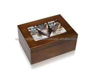 Funeral Wooden Urn <b>Box</b> for Pet Ashes Wood Cremation Urns for Cat and Dog Ashes <b>Keepsake</b> Urns at Low Price - Product Image 1