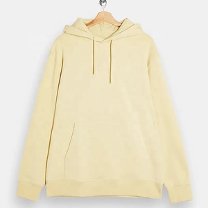 Sudadera con Capucha Lisa de Primera Calidad Lista para Enviar, 100% Algodón, Estilo Urbano, Sudadera Gruesa para Hombre - Product Image 1