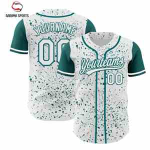 Camiseta de Béisbol Sublimada Personalizada de Alta Calidad para Hombres y Niños, Camisetas Deportivas para Equipos, Diseño Personalizado OEM - Product Image 1