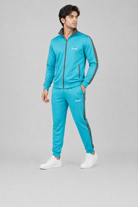 Chándal compacto para hombre, ligero, atlético, con tela suave, ajuste cómodo y apariencia elegante para deportes. - Product Image 4