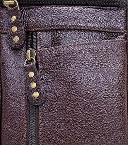 Nouvelle Sacoche Téléphone Homme en Cuir Véritable Imperméable avec Logo Personnalisé 2026 pour Ceinture – Pochette Mobile Tendance - Product Image 5