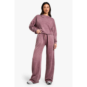 Ensemble de survêtement empilé de nouvelle conception pour hommes et femmes, avec bandes réfléchissantes personnalisées, vente en gros - Product Image 3