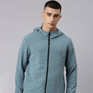 Nardon Apparel, chaquetas a prueba de viento SoftShell personalizadas para hombre, ropa de calle, chaqueta cortavientos con cremallera Lisa para correr para hombre - Product Image 4