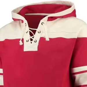 Sudadera con Capucha Personalizada de Hockey, 100% Algodón, con Cordones, para Equipo de Hockey sobre Hielo - Product Image 4