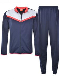 Conjuntos Deportivos para Hombre, Pantalones Deportivos con Bloques de Color, Cintura Elástica con Cordón, Estilo Deportivo, Transpirables, de Poliéster - Product Image 3
