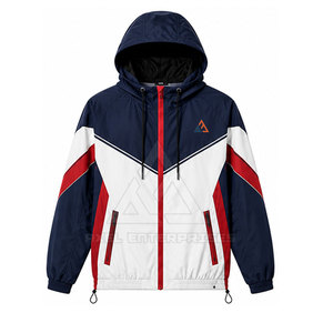 Ensemble coupe-vent durable avec veste zippée respirante et short assorti, tissu léger à séchage rapide pour l'entraînement et la course à pied - Product Image 6