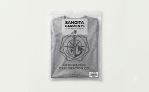 Camiseta de Manga Corta Gris para Hombre de Geographic Exploration Co. con Estampado Geométrico de Ancla, Cuello Redondo, Corte Regular, 100% Algodón - Product Image 6