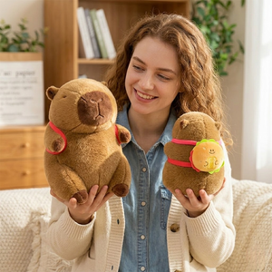 Aika Mignon Crocodile qui mord Capybara Jouets en peluche animaux interactifs doux et amusants Cadeau - Product Image 6