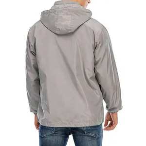 เสื้อแจ็คเก็ตกันลมแบบซิปขายส่ง OEM เสื้อแจ็คเก็ตกันลมผู้ชายแบบสั่งทำ เสื้อแจ็คเก็ตกันลมผู้ชาย - Product Image 3