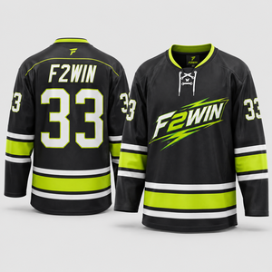 เสื้อฮอกกี้น้ำแข็ง F2WIN สำหรับผู้ชาย สีขาว น้ำเงิน แดง แบบซับลิเมชั่น แขนยาว ระบายเหงื่อได้ดี ทรงปกติ เสื้อผ้าสำหรับผู้ใหญ่ ขายส่ง - Product Image 3