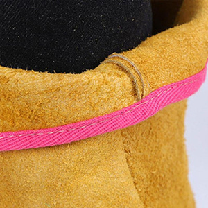 Chaussures de protection ignifuges en cuir de vachette pour la soudure, résistantes aux flammes, pour la sécurité des travailleurs du bâtiment - Product Image 3