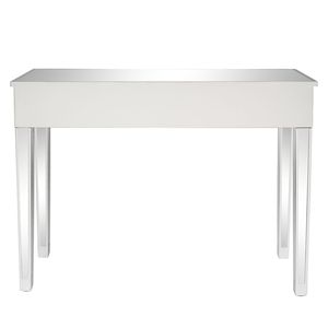 Scrivania per Computer FCH in MDF Argento con Superficie a Specchio e Funzione di Tre Pompe Effetto Vetro Rotto - Product Image 5