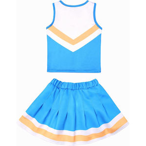 Uniforme de pom-pom girl en spandex à séchage rapide pour une liberté de mouvement maximale, avec tissu durable, anti-rides et écoresponsable, fabriqué au Pakistan. - Product Image 2