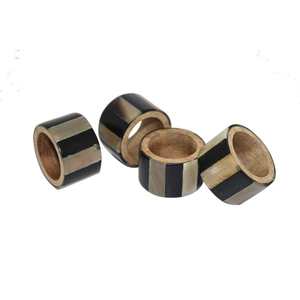 Anillo de Servilleta Artesanal de Cuerno, Colección de Accesorios Decorativos para Comedor, para Restaurantes en Todo el Mundo, Exhibición de Artesanía Superior - Product Image 1