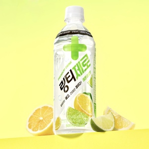 Lingtea Zero Sabor Limón Lima 500mL Bebida Hidratante Sin Azúcar Cero Calorías Bebida Electrolítica Recuperación Diaria Hecho en Corea - Product Image 1