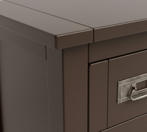 Mesa de Centro Moderna y Resistente con 2 Cajones, Madera de Caucho Blanca y MDF para Muebles de Sala de Estar, Marca PKP - Product Image 6