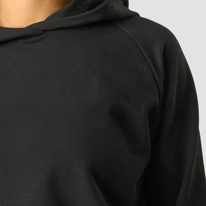 Sudadera con capucha personalizada de tela suave lavada, lisa, informal, con estampado, estilo crop top, para mujer. - Product Image 5