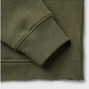 Sweat à capuche surdimensionné personnalisé pour femme, style hip-hop, tricoté, anti-boulochage, respirant, léger, couleur personnalisable - Product Image 6