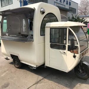 Carrito de Comida Eléctrico de Tres Ruedas Premium, Remolque de Cocina Móvil con Amplia Configuración de Cocina para Negocios de Comida Rápida - Product Image 1