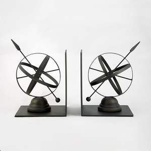 Sujetalibros de Metal Pulido Tradicionales y Creativos para una Decoración del Hogar Única que Agrega Personalidad y una Organización Práctica de los Estantes - Product Image 6