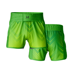 Shorts de boxe et de Muay Thai unisexe Wear 4 Games, taille haute, légers, respirants, 100 % polyester, équipement d'entraînement, vêtements d'arts martiaux - Product Image 4