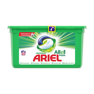 Cápsulas de Detergente Universal Ariel Todo en Uno para 33 Lavados - Product Image 2