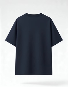 Fabricant de T-shirts en coton uni personnalisés, coupe oversize, effet délavé, broderie vintage, patch, MOQ 10, fournisseur - Product Image 3