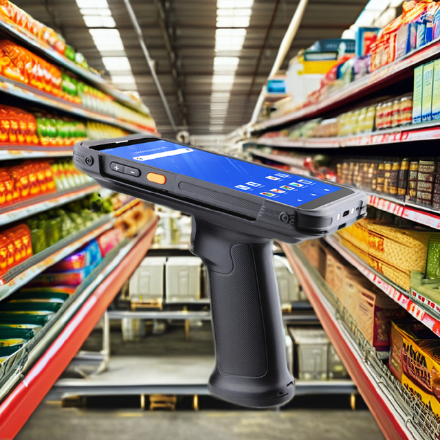 OEM 5.5 Inch Android 13 Industrial PDA 4GB WIFI Handheld Computer 2D Barcode Scanner IP65 Rugged 64 MB in Stock Warehouse