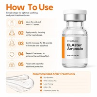 Ampoule de beauté coréenne PDRN 5mL, soin réparateur rapide, boost d'hydratation, produit de soin de la peau, hydratation, éclat de la peau, réparateur.