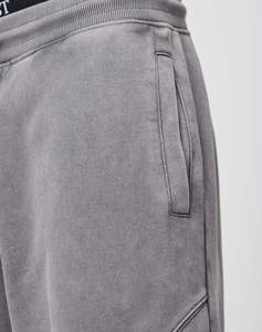 Pantalones de lona con lavado ácido, OEM al por mayor, de cintura alta, holgados, ligeros para hombre, con forro polar ecológico - Product Image 4