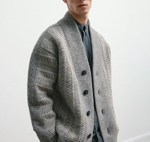 <b>Men</b> Heavy Knit Sweater Thick Warm <b>Long</b> Sleeve Winter Casual Comfortable Outdoor Daily Wear OEM ODM Custom Factory - Product Image 4
