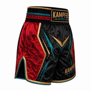 Diseños Más Populares, Shorts de Boxeo Muay Thai Unisex Hechos a Medida, 100% Poliéster/Algodón Premium de 240g, Duraderos, de Secado Rápido y Transpirables - Product Image 3