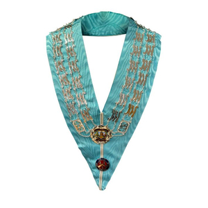 Professional Made Craft Provincial Full Dress <b>Collar</b> Custom Made Masonic Regalia <b>Collar</b> - Product Image 5