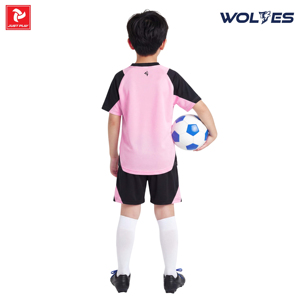 Ensemble de maillots de football pour enfants et adultes WOLVES, col rond, séchage rapide, couleurs personnalisées, impression par transfert thermique, uniforme d'équipe pour les jeunes, garçons et filles - Product Image 5