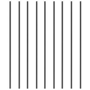 Set di 11 Balaustre in Lega di Alluminio 44 X 0,5 mm, Decorative per Scale e Ringhiere, Profili in Alluminio - Product Image 1