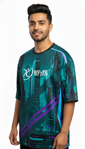 Camiseta Sublimada Oversize de Moda para Hombre, Estilo Casual Urbano y Holgado - Product Image 5