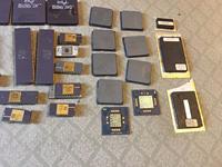 Chatarra de procesadores cerámicos de calidad con pines de oro (chatarra de CPU 486 y 386) en venta