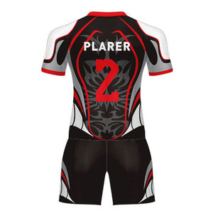 Rugby Uniform Sets Breathable Comfortable Short Sleeve <b>Football</b> Wear with Durable Quality Personalized Design Professional - Product Image 3