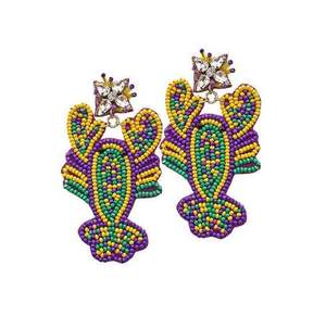 ต่างหูแฟชั่นดีไซน์พิเศษสำหรับผู้หญิงและเด็กผู้หญิง ขายดี ประดับด้วยลูกปัด - Product Image 6