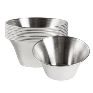 Tazón Profundo Minimalista de Acero Inoxidable, Tazón Moderno de Metal Pulido para Mezclar Ensaladas, para Cocina, Comedor y Presentación en Mesa - Product Image 3