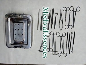 ชุดเครื่องมือผ่าตัดเปลือกตาสำหรับศัลยกรรมกระดูกและข้อ ได้รับการรับรองมาตรฐาน ISO13485 เคลือบสีดำทั้งชุด - Product Image 6