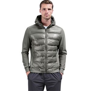 <b>Mens</b> Hybrid Technical Quilted <b>Jacket</b> Funnel Neck <b>Lightweight</b> Insulated Wind Resistant Outdoor Casual <b>Jacket</b> for Winter Daily - Product Image 1