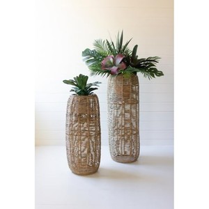 Vases en bois de Sheesham, pots à fleurs, design moderne du milieu du siècle, couleur naturelle, fabriqués à la main, 25x25x10 cm, forme rectangulaire, OEM personnalisé - Product Image 2