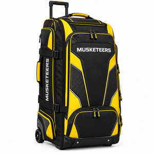 Grands sacs d'équipement de cricket avec roulettes pour une mobilité facile, sacs de cricket imperméables avec compartiment à chaussures - Product Image 1