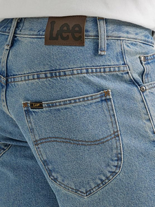 Pantalones Cortos Bermuda de Mezclilla Lavada Azul Claro para Hombre, Cintura Media, Cierre de Botones, Estilo Casual, 100% Algodón, Tela de Lona Transpirable - Product Image 6